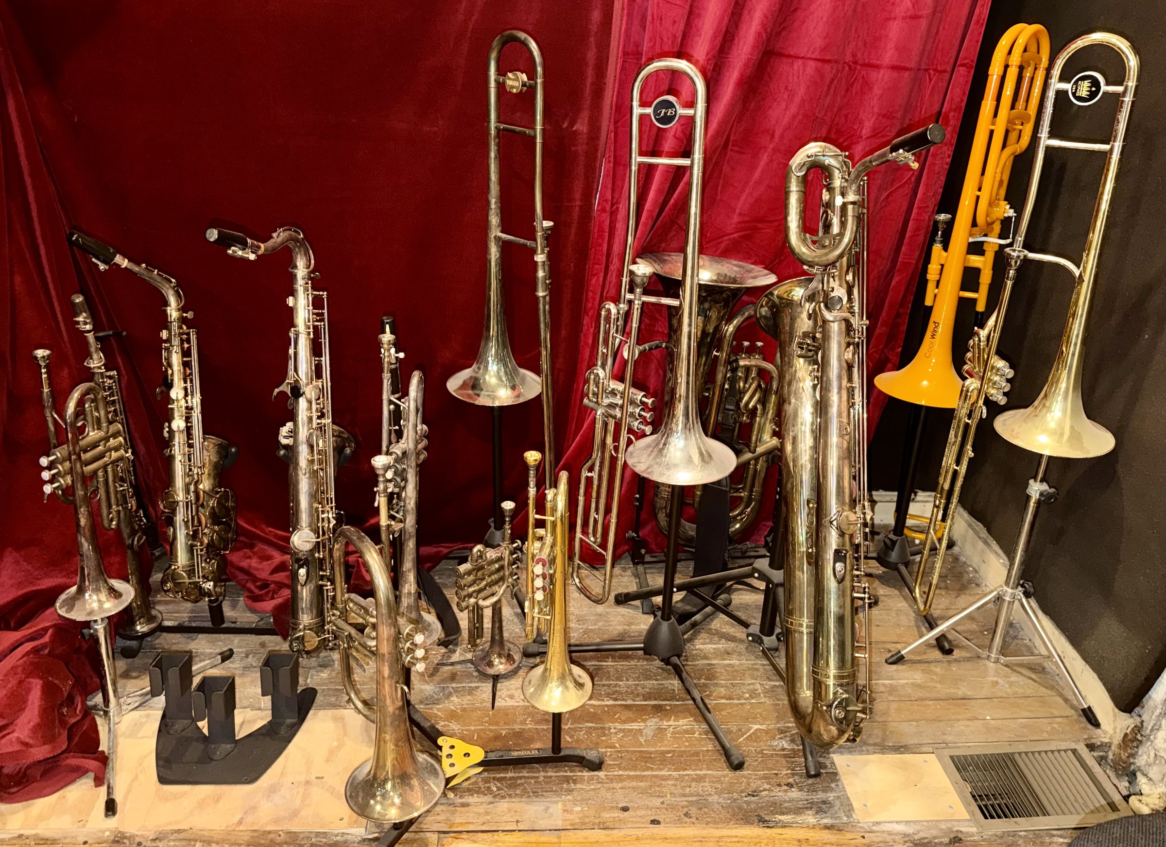 Horns arranged in Audiomind studio